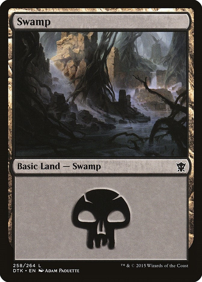Image for Swamp (258) (258) (DTK) - Magic: The Gathering