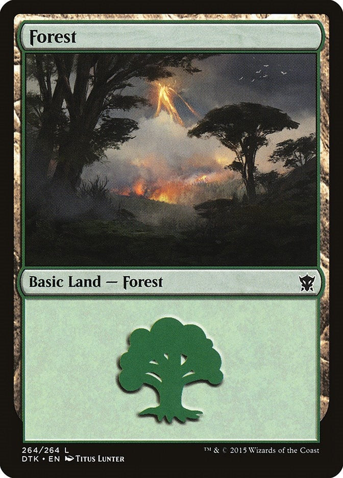 Image for Forest (264) (264) (DTK) - Magic: The Gathering