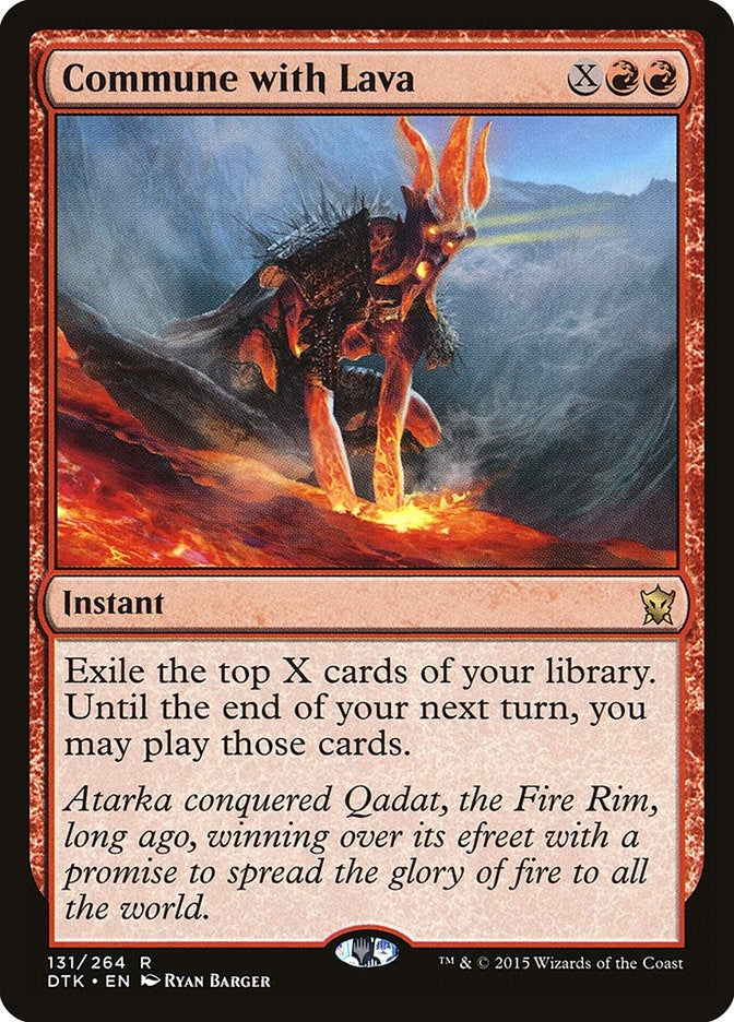 Image for Commune with Lava (131) - Magic: The Gathering