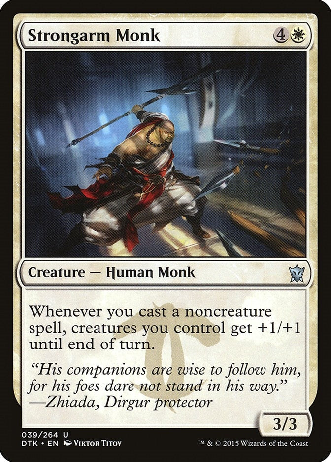 Image for Strongarm Monk (39) (DTK) - Magic: The Gathering