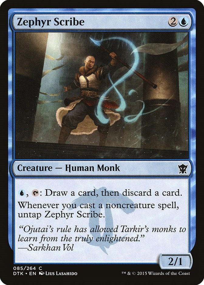 Image for Zephyr Scribe (85) - Magic: The Gathering