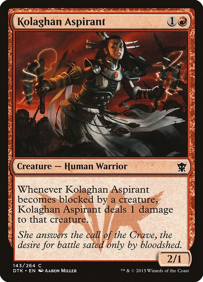 Image for Kolaghan Aspirant (143) (DTK) - Magic: The Gathering