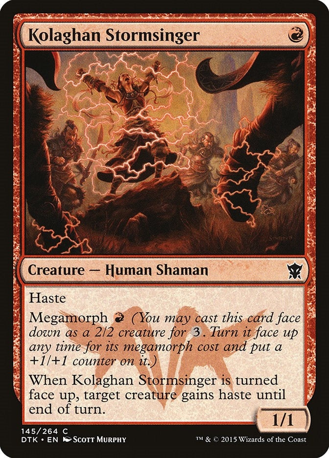 Image for Kolaghan Stormsinger (145) - Magic: The Gathering
