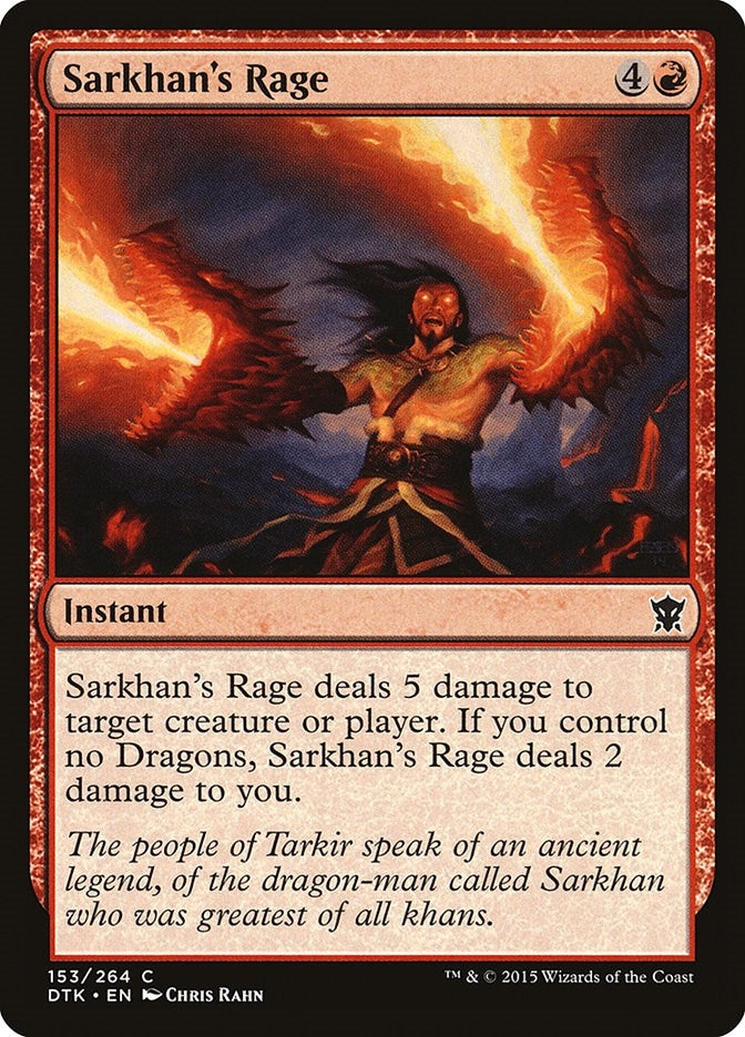 Image for Sarkhan's Rage (153) - Magic: The Gathering