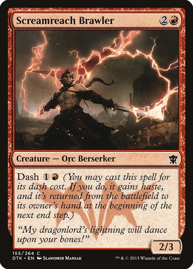 Image for Screamreach Brawler (155) (DTK) - Magic: The Gathering