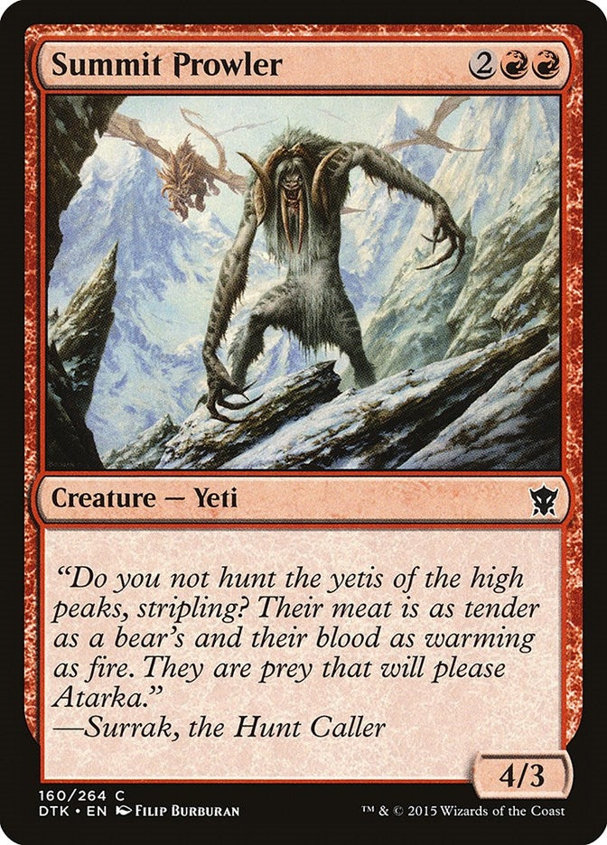 Image for Summit Prowler (160) - Magic: The Gathering