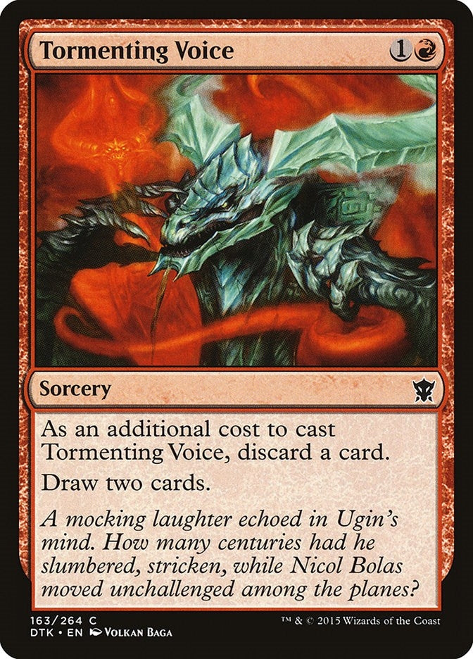 Image for Tormenting Voice (163) (DTK) - Magic: The Gathering