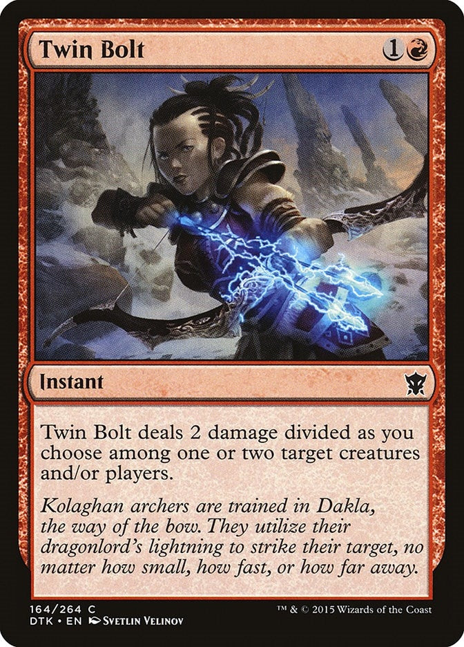 Image for Twin Bolt (164) (DTK) - Magic: The Gathering