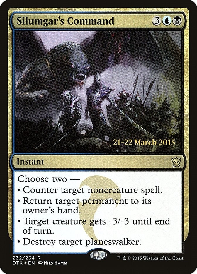 Image for Silumgar's Command (232) - Magic: The Gathering