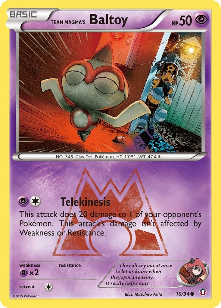 Image for Team Magma's Baltoy (10/34) (DCR) - Pokemon