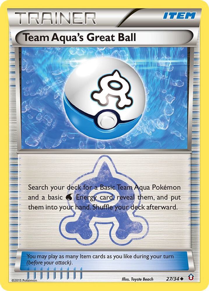 Image for Team Aqua's Great Ball (27/34) (DCR) - Pokemon