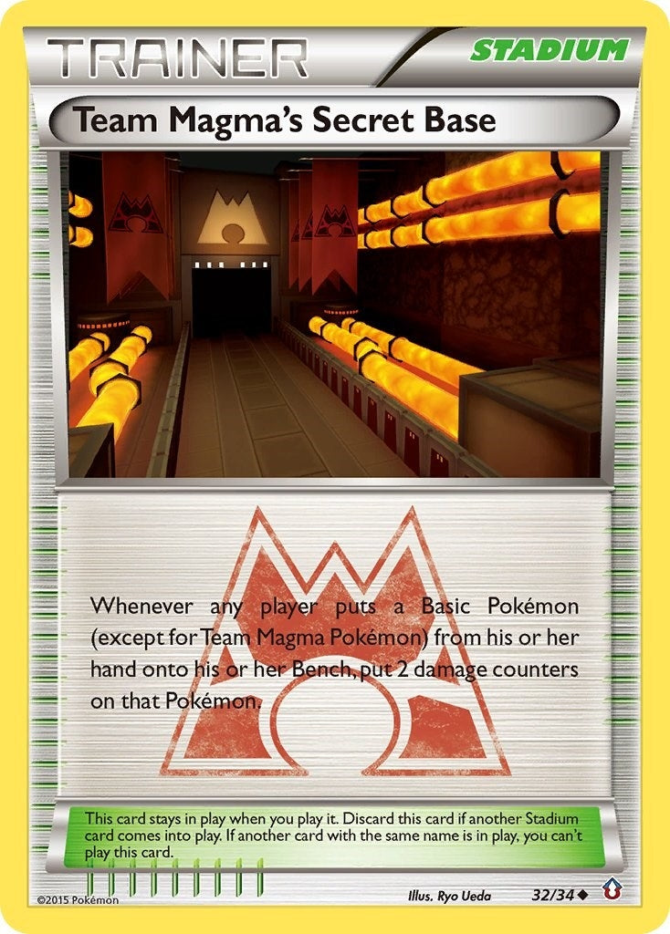Image for Team Magma's Secret Base (32/34) (DCR) - Pokemon