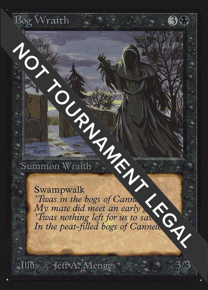 Image for Bog Wraith (IE) - Magic: The Gathering