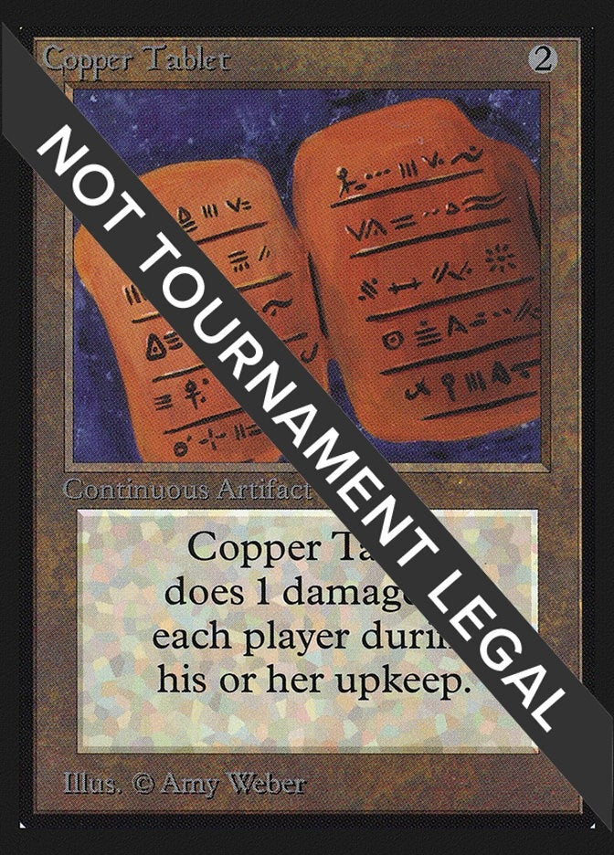 Image for Copper Tablet (IE) - Magic: The Gathering