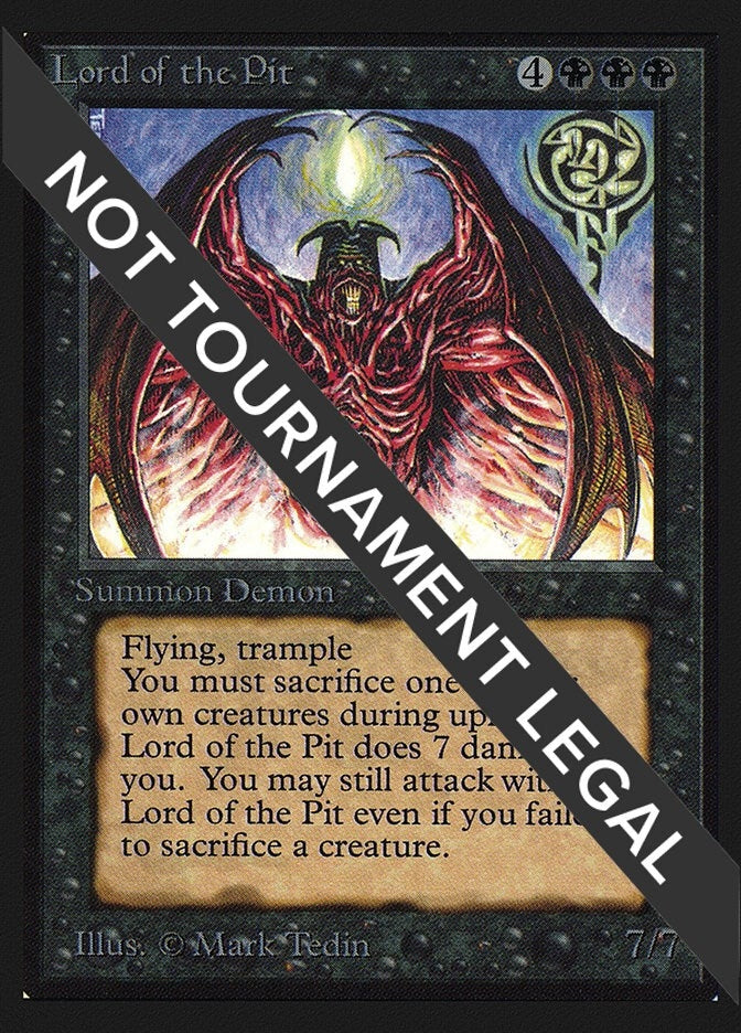 Image for Lord of the Pit (IE) - Magic: The Gathering