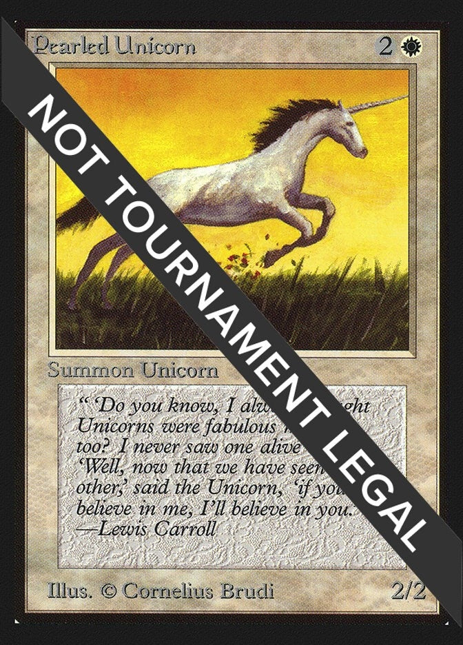 Image for Pearled Unicorn (IE) - Magic: The Gathering