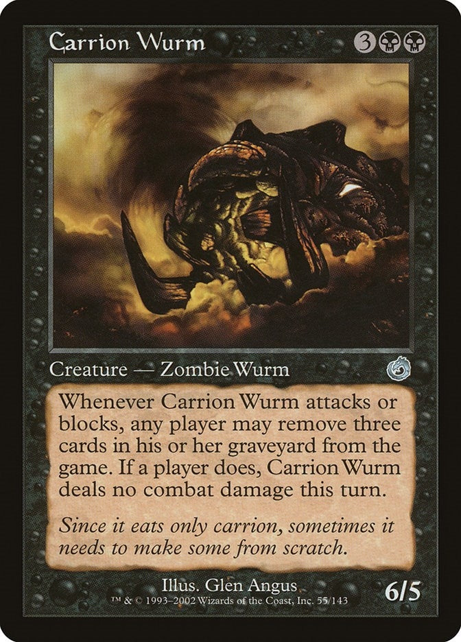 Image for Carrion Wurm (55) - Magic: The Gathering