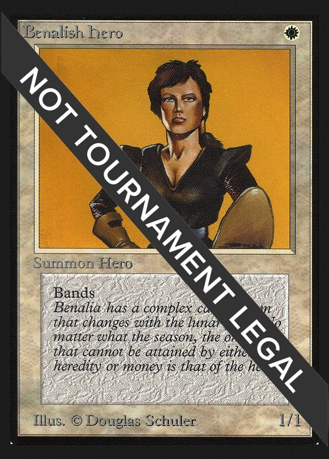 Image for Benalish Hero (CE) (CED) - Magic: The Gathering