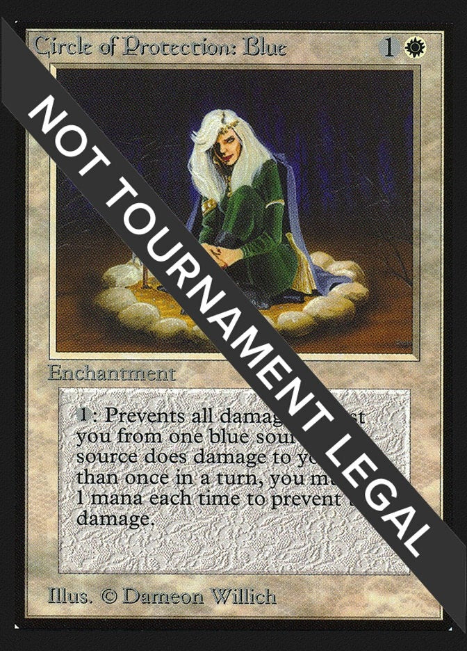 Image for Circle of Protection: Blue (CE) - Magic: The Gathering