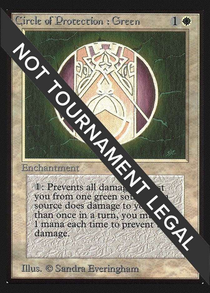 Image for Circle of Protection: Green (CE) (CED) - Magic: The Gathering