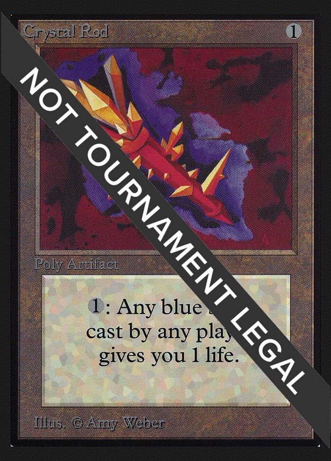 Image for Crystal Rod (CE) - Magic: The Gathering