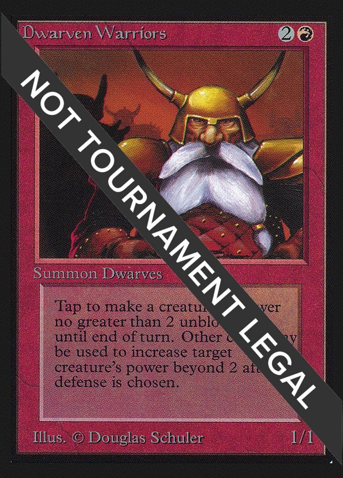 Image for Dwarven Warriors (CE) (CED) - Magic: The Gathering