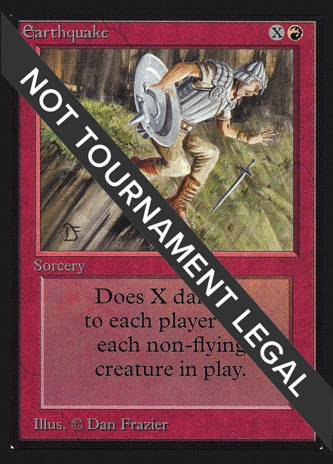 Image for Earthquake (CE) (CED) - Magic: The Gathering