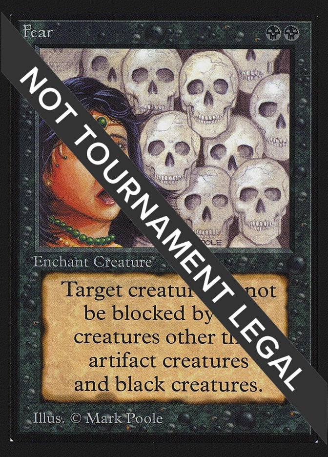 Image for Fear (CE) - Magic: The Gathering