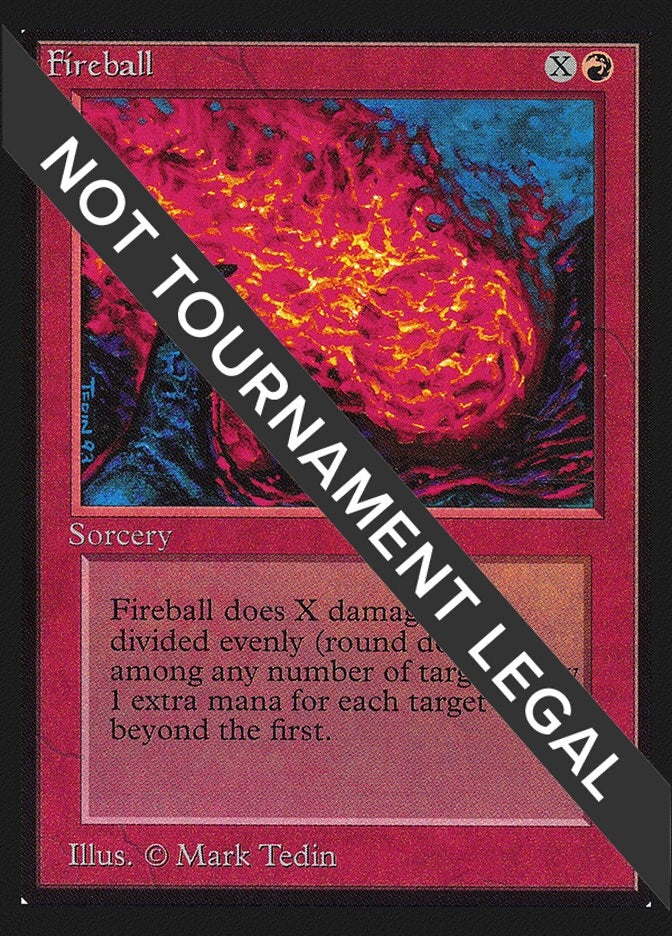 Image for Fireball (CE) (CED) - Magic: The Gathering