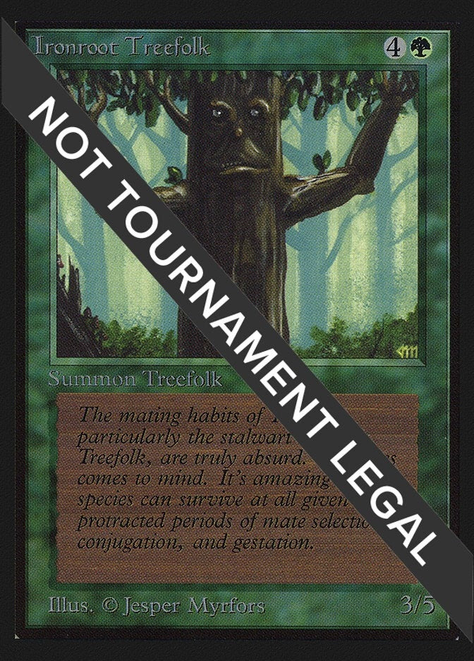 Image for Ironroot Treefolk (CE) - Magic: The Gathering