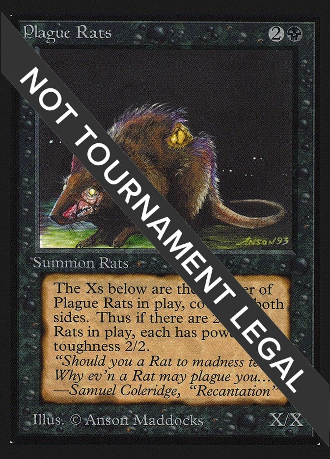 Image for Plague Rats (CE) - Magic: The Gathering