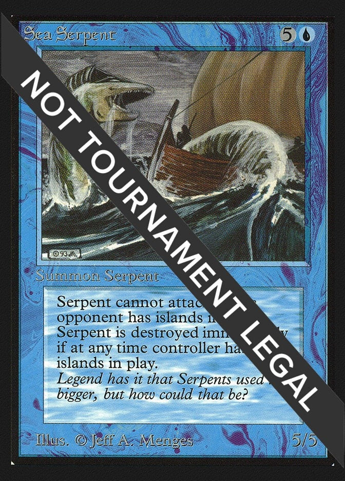 Image for Sea Serpent (CE) - Magic: The Gathering