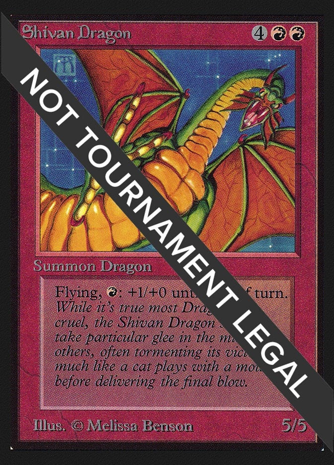 Image for Shivan Dragon (CE) (CED) - Magic: The Gathering