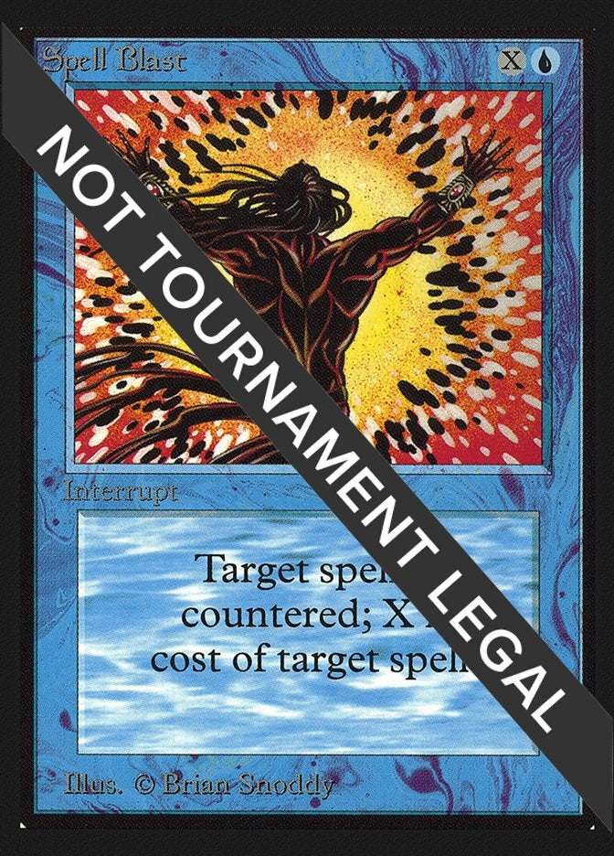 Image for Spell Blast (CE) (CED) - Magic: The Gathering