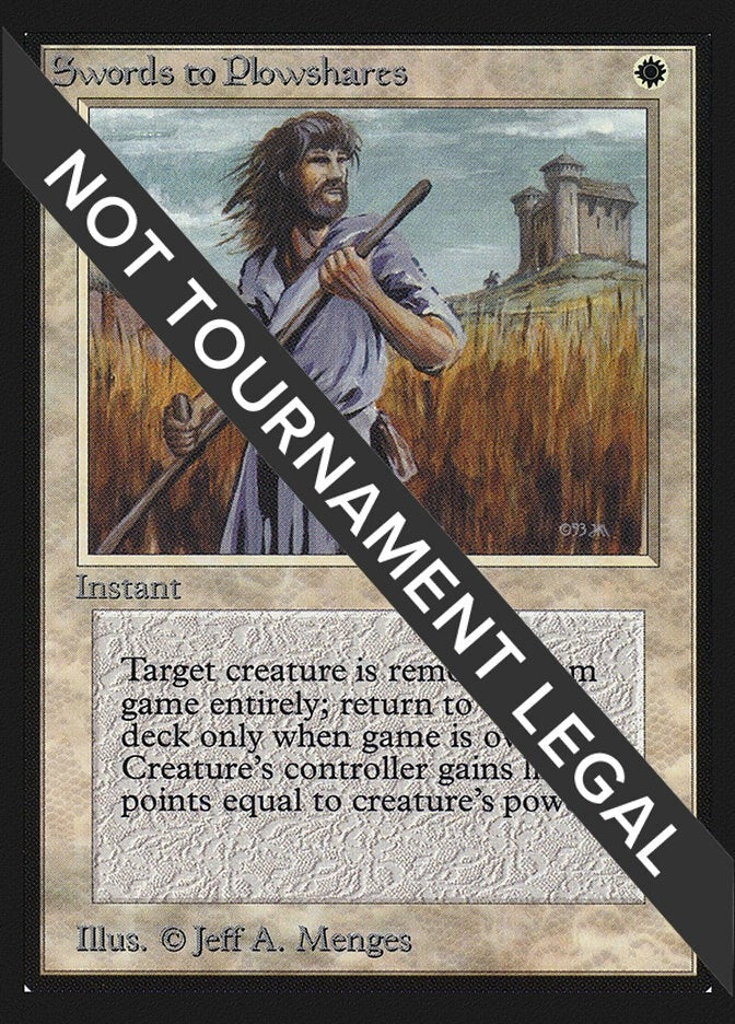 Image for Swords to Plowshares (CE) (CED) - Magic: The Gathering