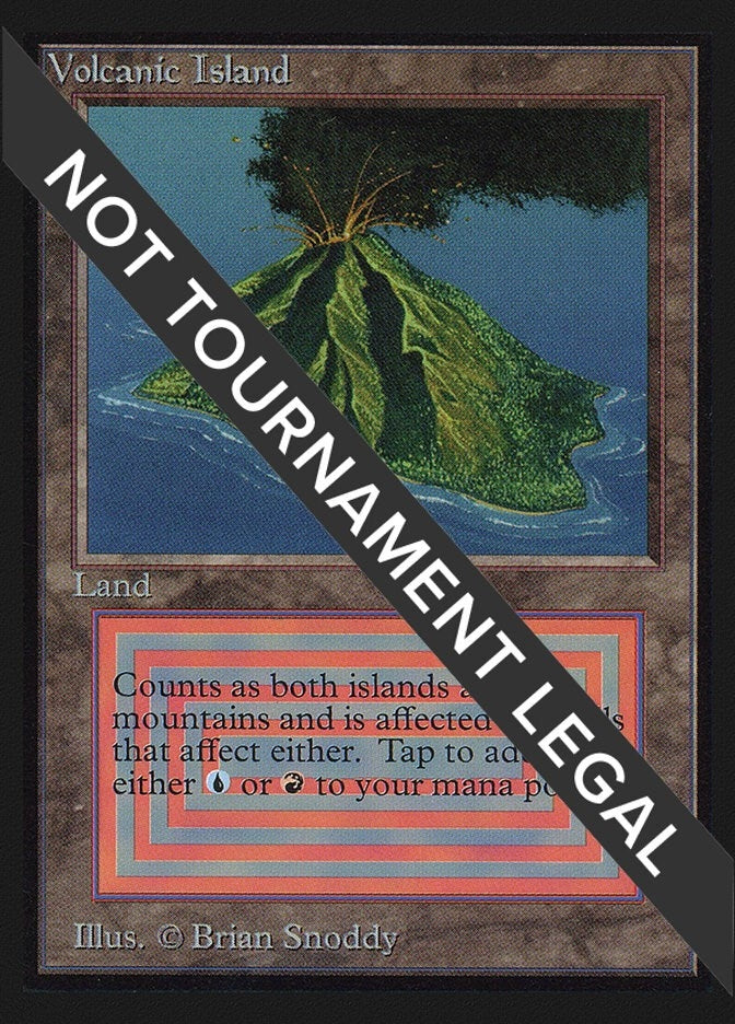 Image for Volcanic Island (CE) (CED) - Magic: The Gathering