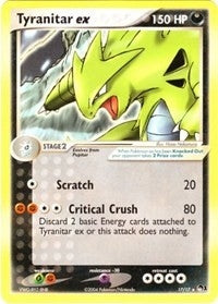 Image for Tyranitar ex (Non-Holo) (017/017) (POP) - Pokemon