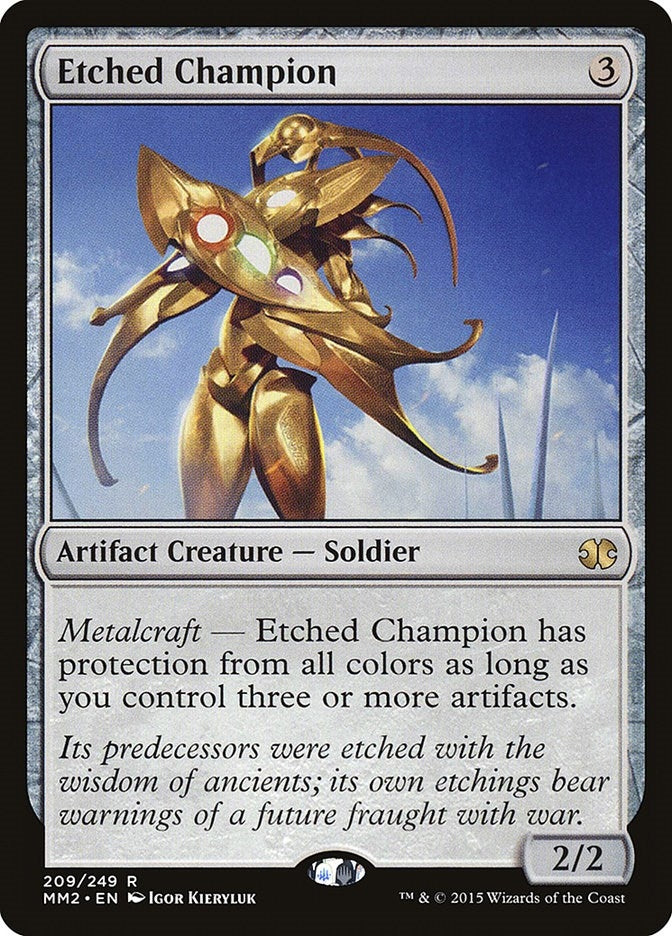 Image for Etched Champion (209) - Magic: The Gathering