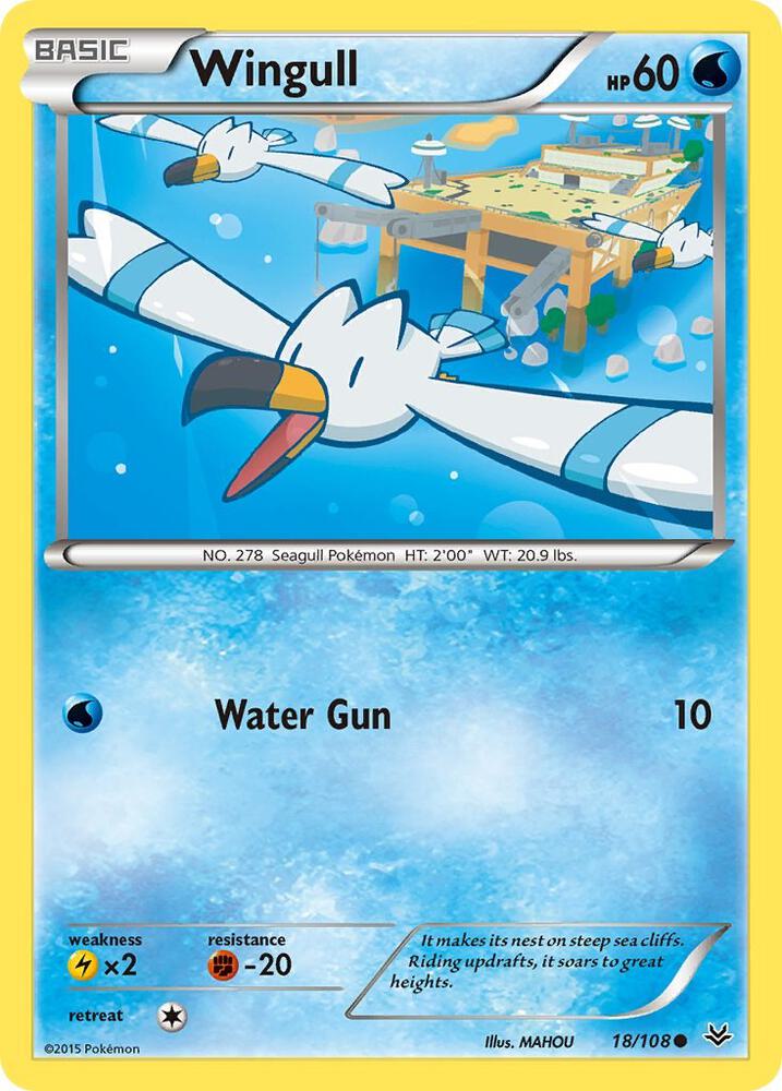 Image for Wingull (18/108) (ROS) - Pokemon