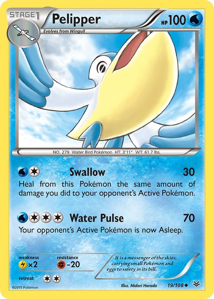 Image for Pelipper (19/108) (ROS) - Pokemon