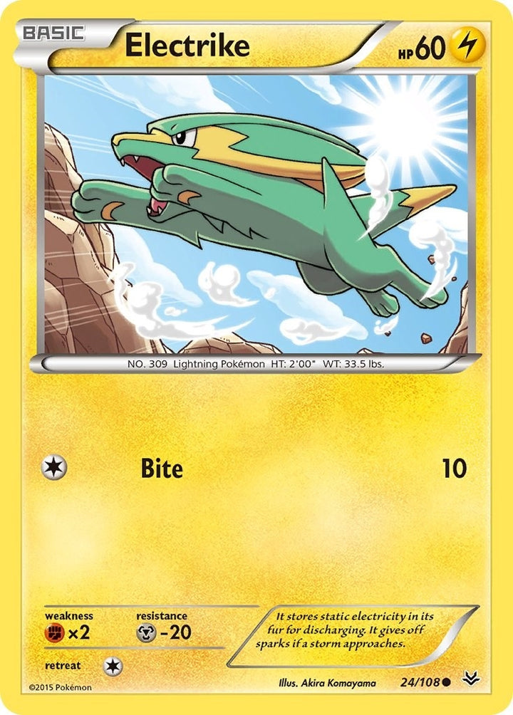 Image for Electrike (24/108) (ROS) - Pokemon