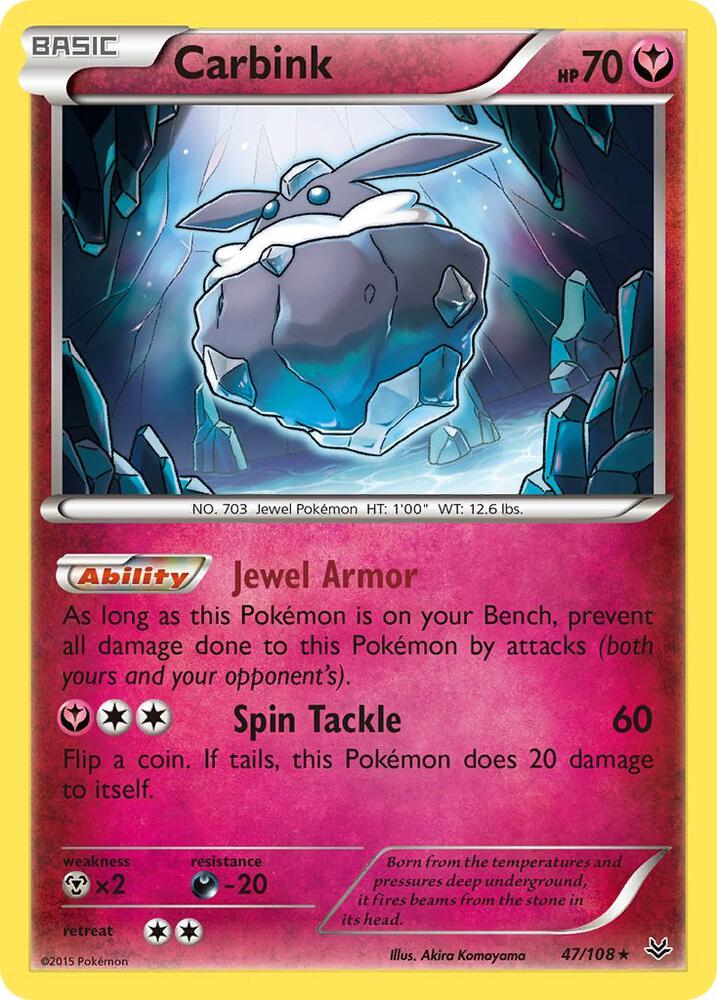 Image for Carbink (47/108) (ROS) - Pokemon