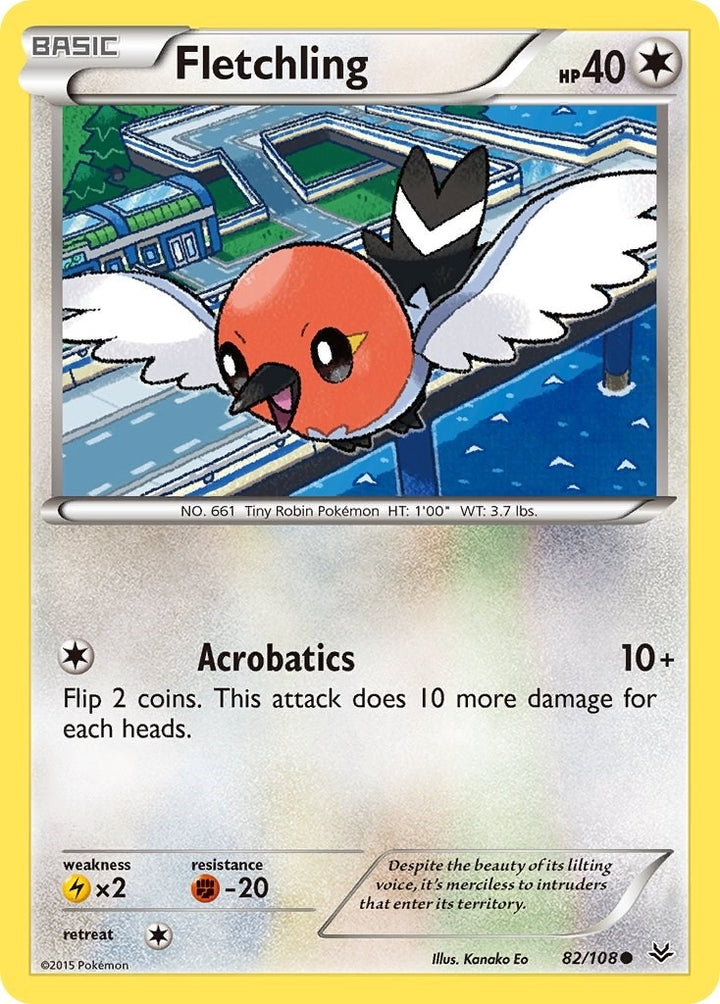 Image for Fletchling (82/108) (ROS) - Pokemon