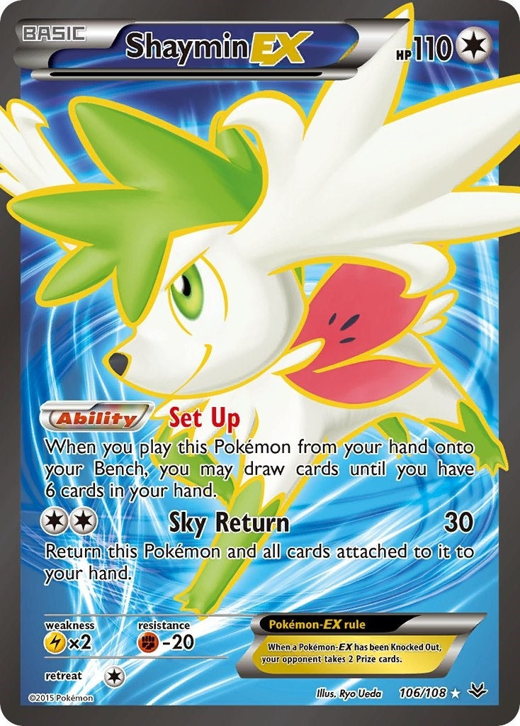 Image for Shaymin EX (106 Full Art) (106/108) (ROS) - Pokemon