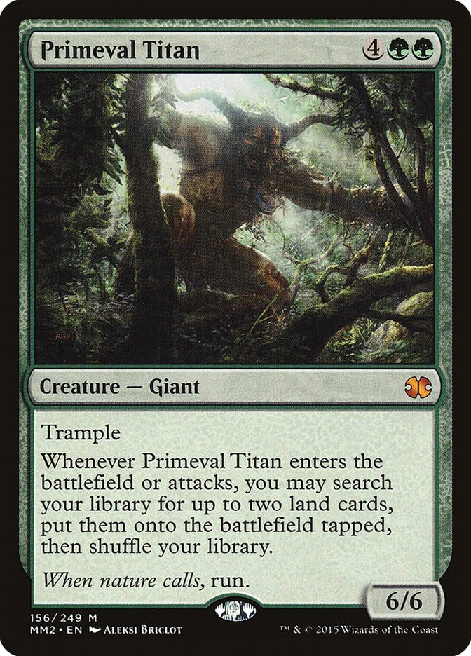 Image for Primeval Titan (156) (MM2) - Magic: The Gathering