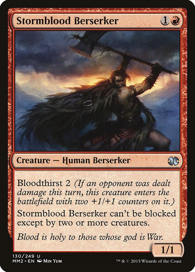 Image for Stormblood Berserker (130) - Magic: The Gathering