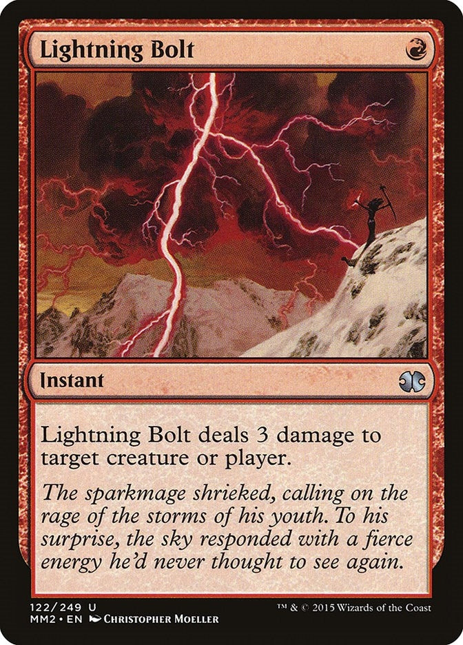 Image for Lightning Bolt (122) - Magic: The Gathering