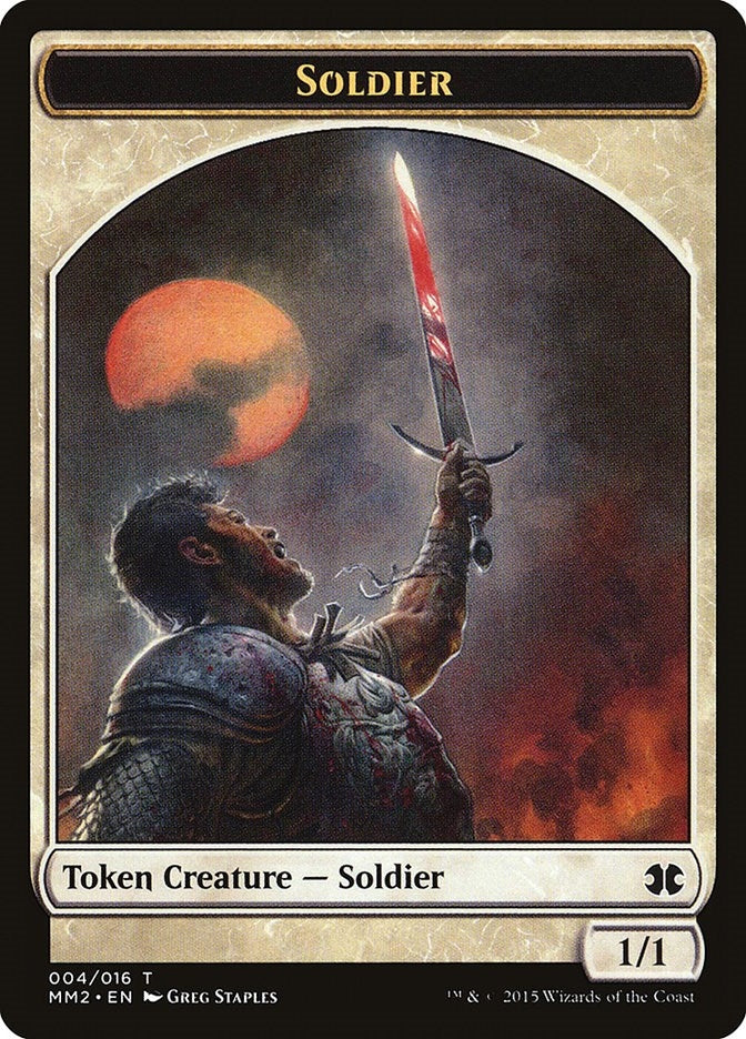 Image for Soldier Token (4) - Magic: The Gathering