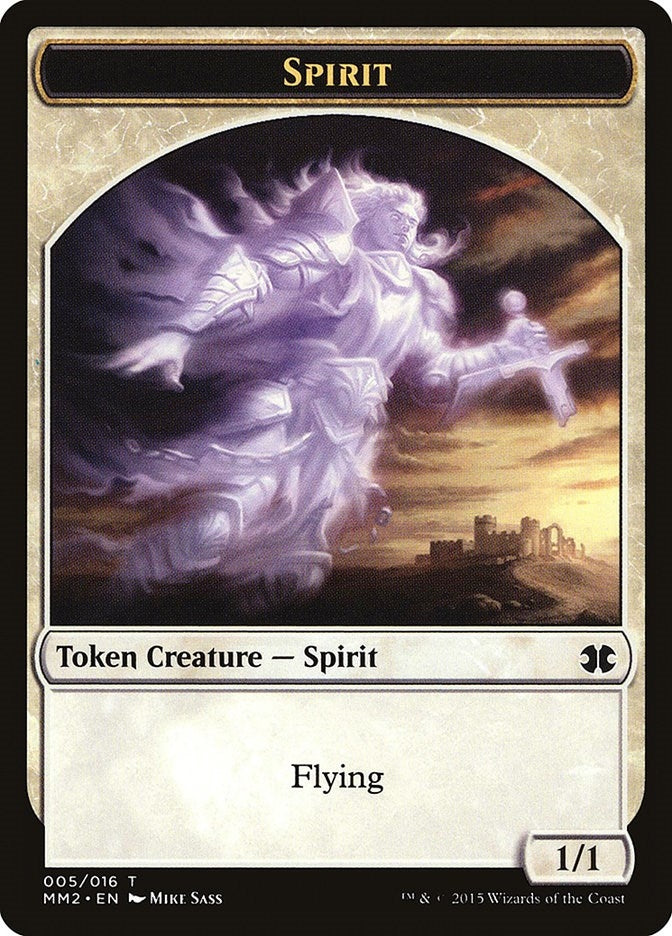 Image for Spirit Token (5) - Magic: The Gathering