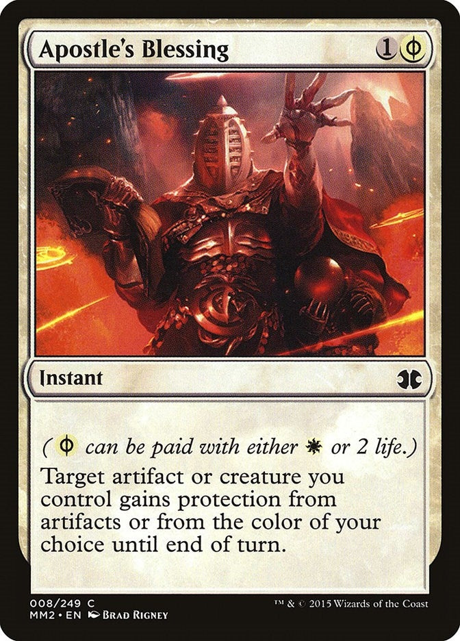 Image for Apostle's Blessing (8) (MM2) - Magic: The Gathering